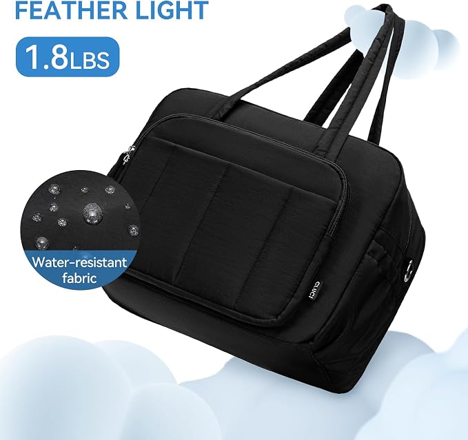 CLUCI Gym Bag for Women, Travel Duffle Bag Carry on Weekender Bags Puffer Tote - Image 5