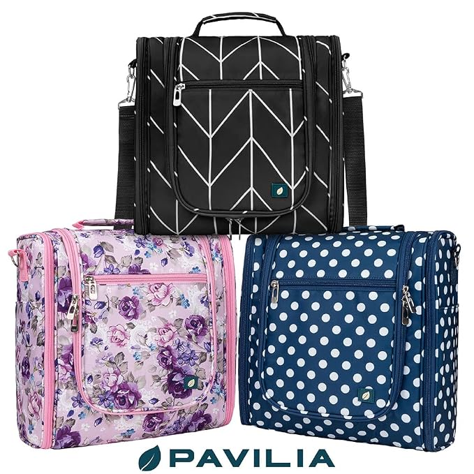PAVILIA Extra Large Toiletry Bag Travel Bag - Image 7