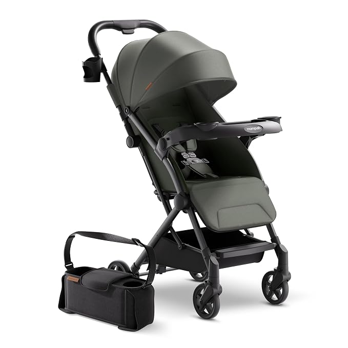 Mompush Lithe V2 Lightweight Travel Stroller, Compact Foldable Baby Stroller by mompush
