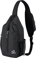 WATERFLY Crossbody Sling Backpack Sling Bag Travel Hiking Chest Bag Daypack by Waterfly