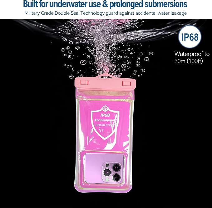 AiRunTech Waterproof Phone Pouch, Floating Waterproof Phone Case - Image 3