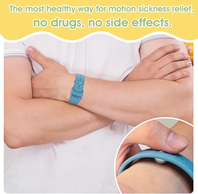 Hion Motion Sickness Bracelets Sea Sickness Wristbands - Image 3