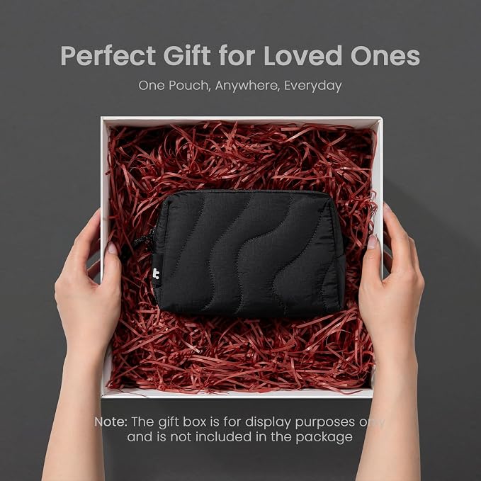 tomtoc Electronics Organizer Travel Case, Soft Puffy Organizer Bag Birthday - Image 9