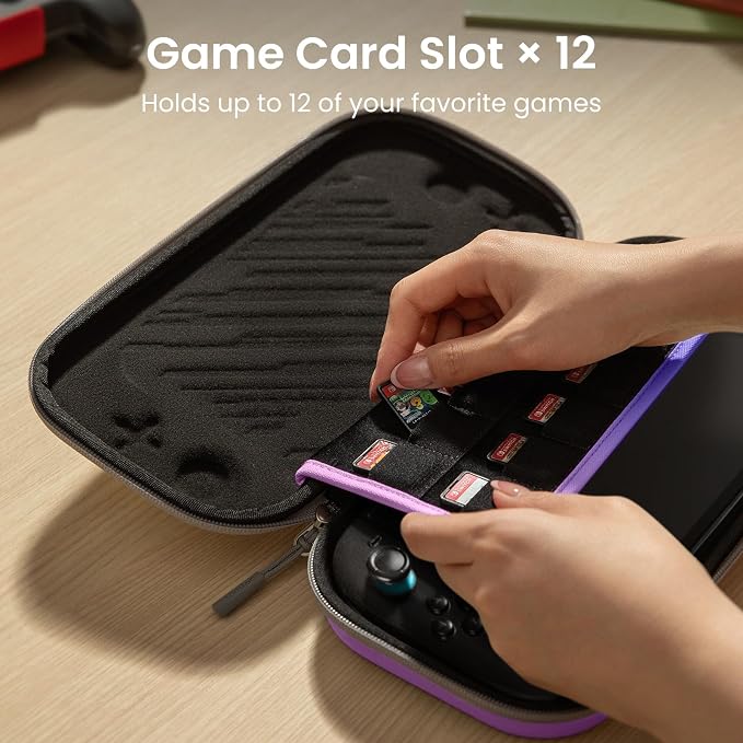 tomtoc Slim Carrying Case for Nintendo Switch 2 Model 2025, Odorless Felt - Image 6