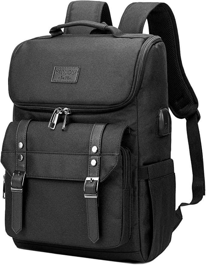 YALUNDISI Vintage Backpack Travel Laptop Backpack by YALUNDISI