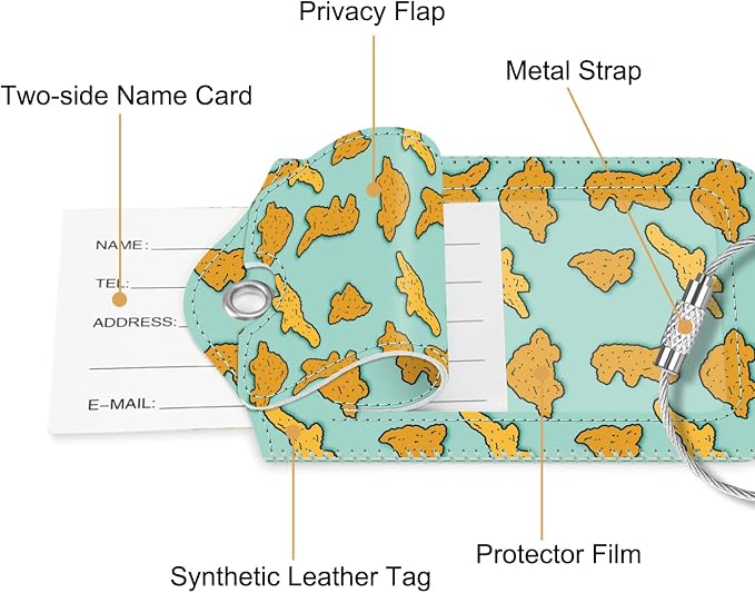 Fintie Luggage Tags, Privacy Cover ID Label - Image 4