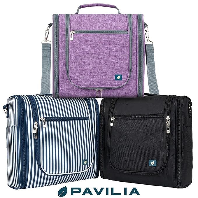 PAVILIA Extra Large Toiletry Bag Travel Bag - Image 7