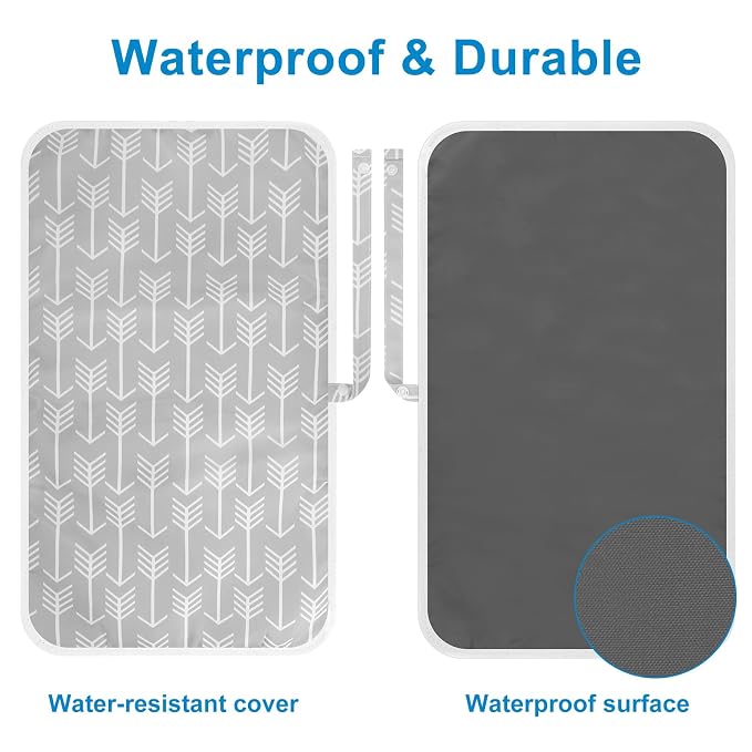 Accmor Portable Diaper Changing Pad, Waterproof Foldable Baby Changing Mat - Image 3