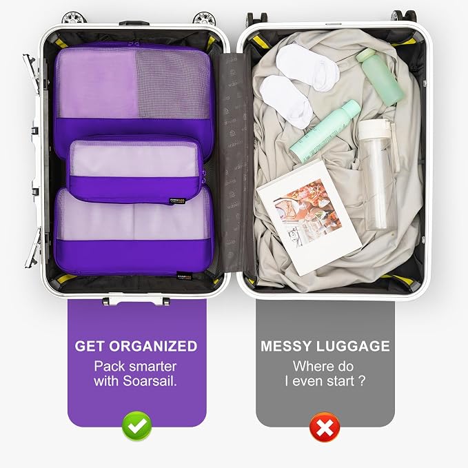 6 Set Compression Packing Cubes - Image 6