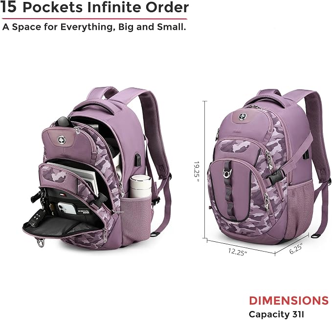 Swissdigital Design Laptop Backpack - Image 5