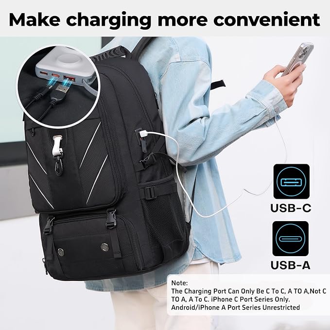 17.3 Inch Travel Laptop Backpack - Image 9