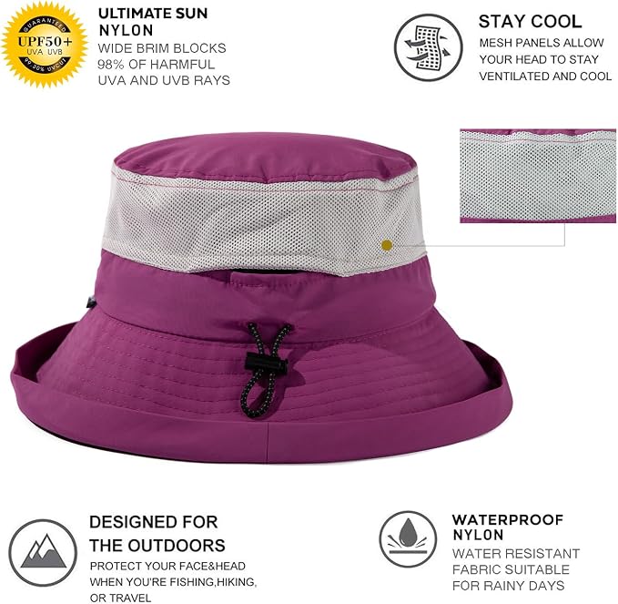TOP-EX XL/XXL Women’s Wide Brim Bucket Sun Hat - Image 7