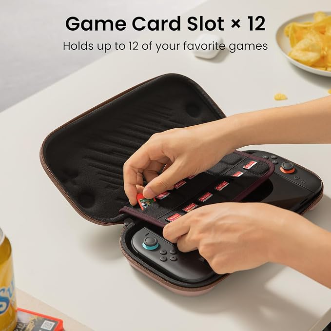 tomtoc Slim Carrying Case for Nintendo Switch 2 Model 2025, Odorless Felt - Image 6
