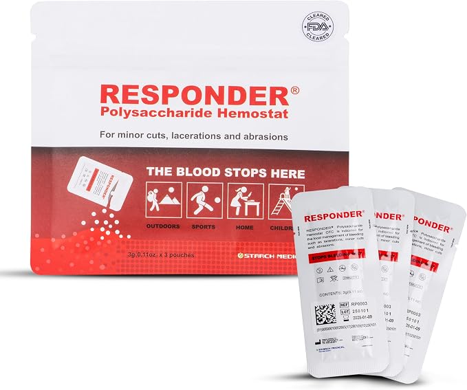 Responder First Aid Powder- FDA Cleared by Unknown