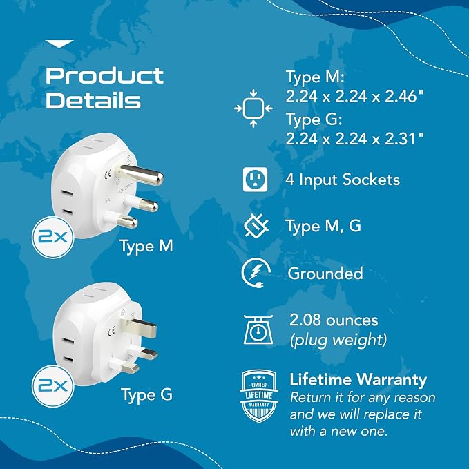 Ceptics South Africa Travel Plug Adapter Set - Image 8