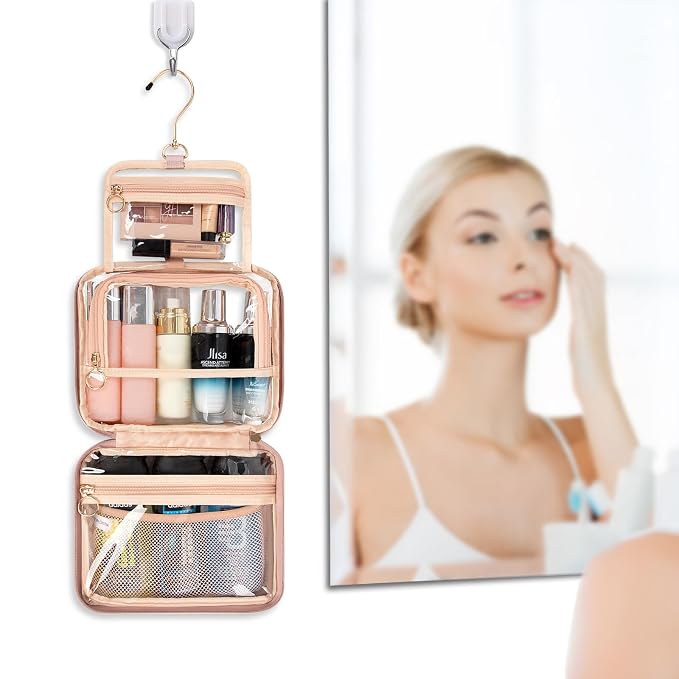 CUBETASTIC Clear Makeup Bag for Women, Transparent Cosmetic Organizer Case for - Image 6