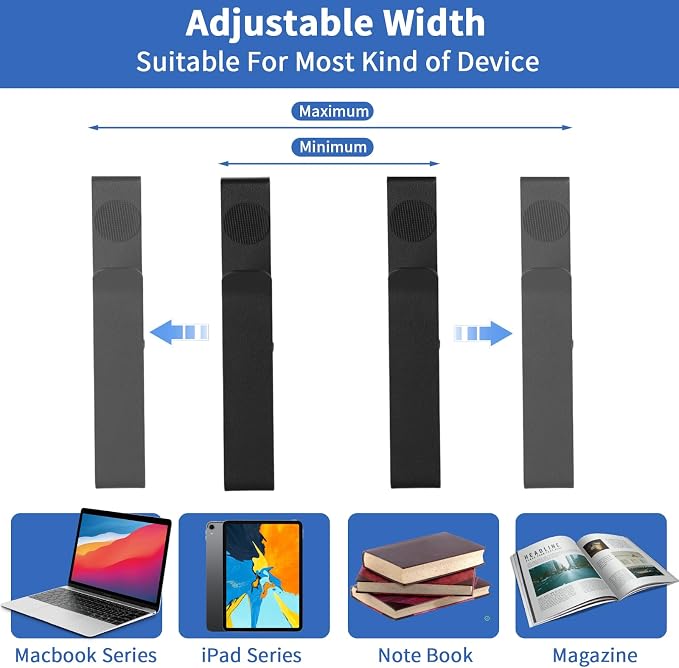 LUKETURE Adjustable Side Laptop Mount, No Drill Laptop Holder, Under Desk - Image 6