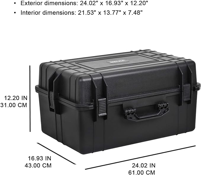 MEIJIA All Weather Waterproof Hard Camera Case, Hard Case - Image 4