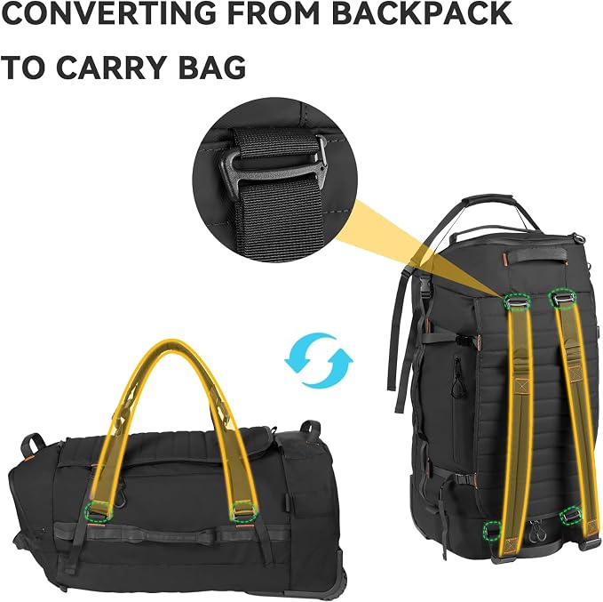85L 29“ Foldable Rolling Backpack - Image 6
