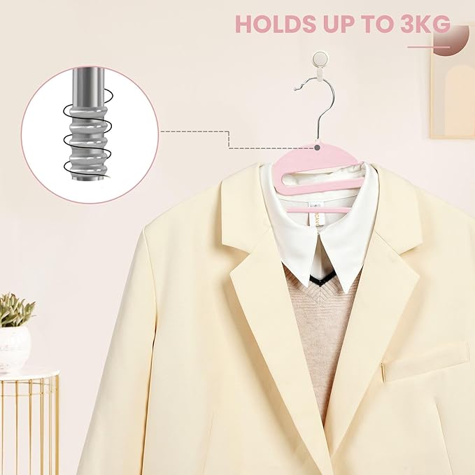 BAGAIL Plastic Hangers 50 Pack - Image 6