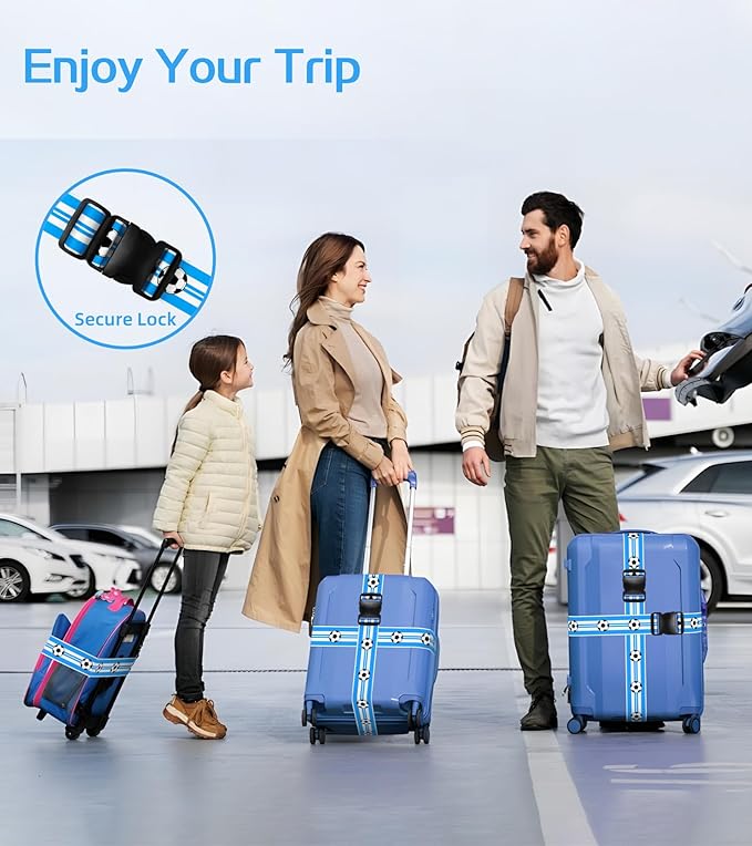 Luggage Straps for Suitcases Travel Belt Luggage Band Heavy Duty Traveling - Image 5