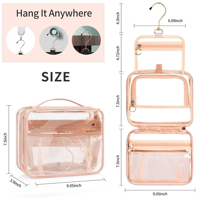 CUBETASTIC Hanging Travel Toiletry Bag - Image 4
