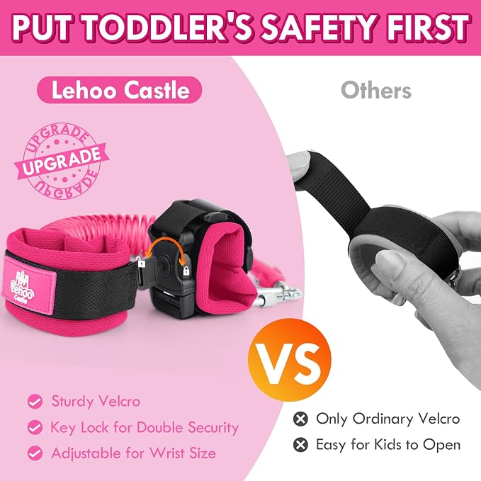 Lehoo Castle Toddler Leash for 1-5 Years, Baby Safety Harness for Girls - Image 2