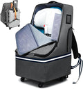Rolling Car Seat Travel Bag, Padded Carseat Travel Backpack by RUCYEN