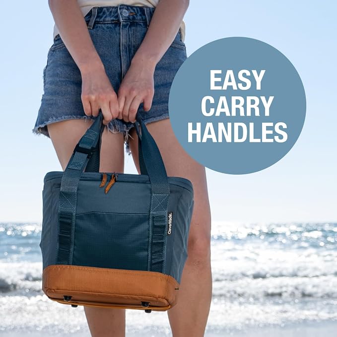 CleverMade Collapsible Insulated Cooler Bag – Leakproof Soft Folding Cooler - Image 6