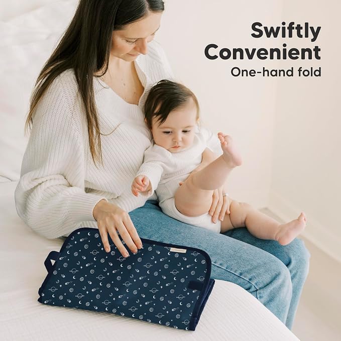 KeaBabies Portable Diaper Changing Pad, Easy Wipe Clean - Image 6