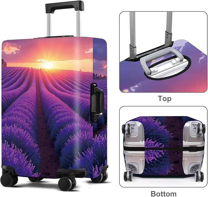 Luggage Cover Washable Suitcase Protector Anti-Scratch, Stretchable Fit - Image 3
