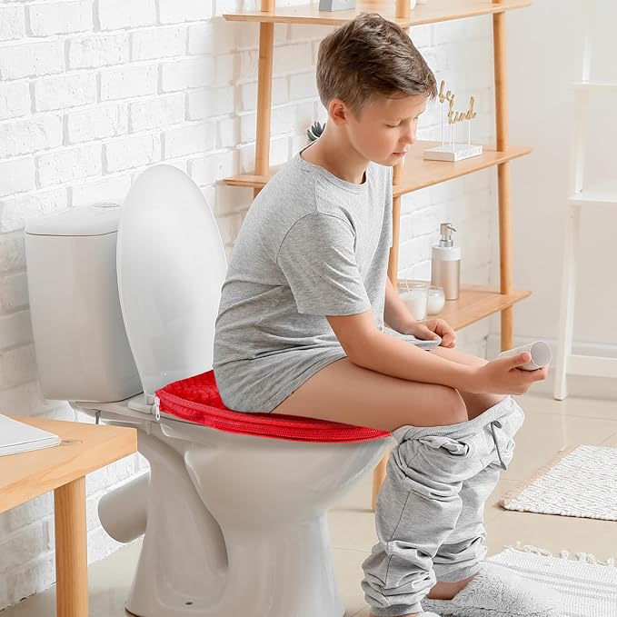 Riakrum 4 Pcs Toilet Seat Covers Pads - Image 6