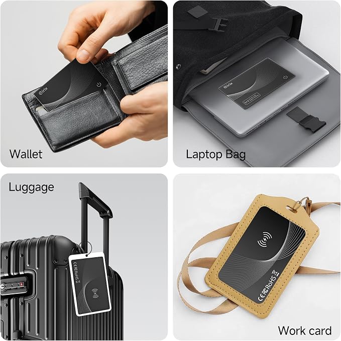 2025 eirix Air Tags Wallet Tracker Card Work - Image 5