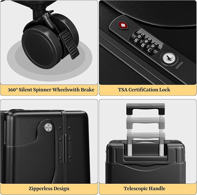 Hardshell Carry On Suitcase - Image 4