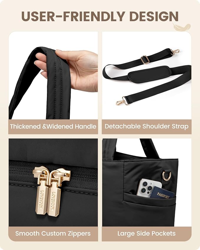 LOVEVOOK Travel Duffle Bag, Puffer Weekender Bags - Image 9