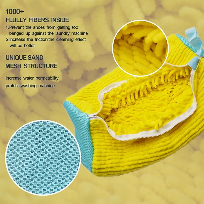 Shoe Washing Machine Bag, Sneaker Laundry Cleaning Bag - Image 5
