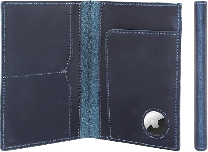 STAR VISTA Albatross Leather Travel Passport Holder, Minimalist Design by STARVISTA