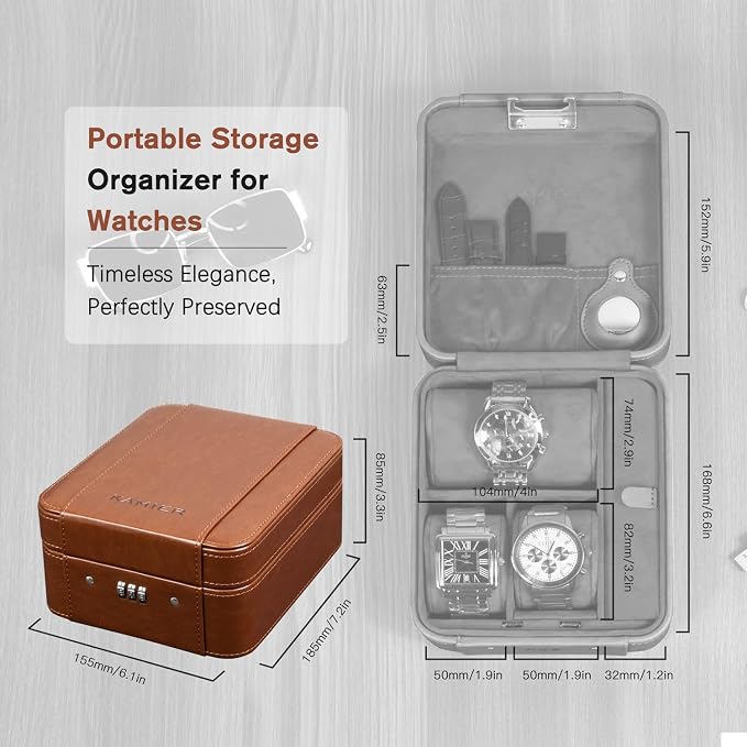 KAMIER Watch Case with Combination Lock - Image 5