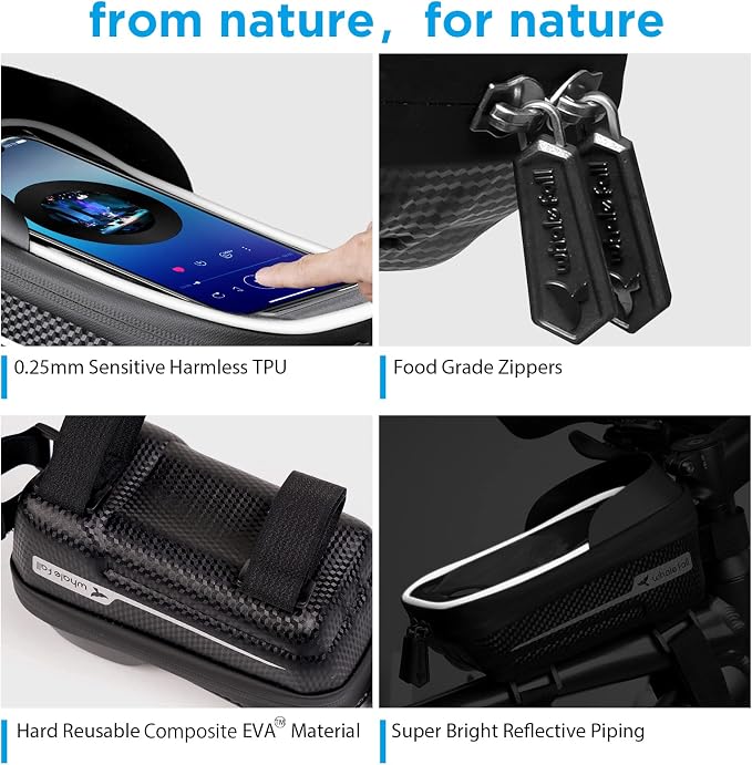 whale fall Hard Casing Bike Bag, Bike Accessories - Image 8