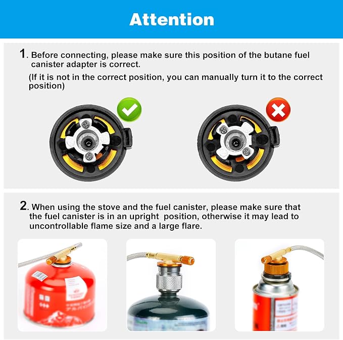 WADEO 6800W Windproof Camping Stove, Backpacking Stove - Image 9