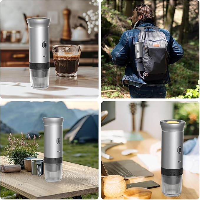 Zcyge Portable Coffee Maker Espresso Machine, Travel Camping Coffee Makers - Image 5