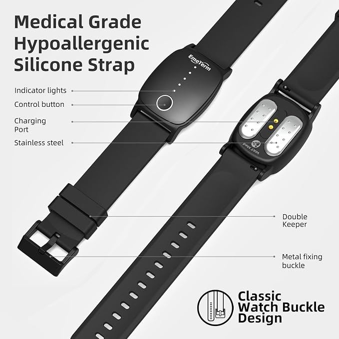 EmeTerm Explore FDA-Cleared Galaxy Black and Navy Blue Anti-Nausea Wristband - Image 5