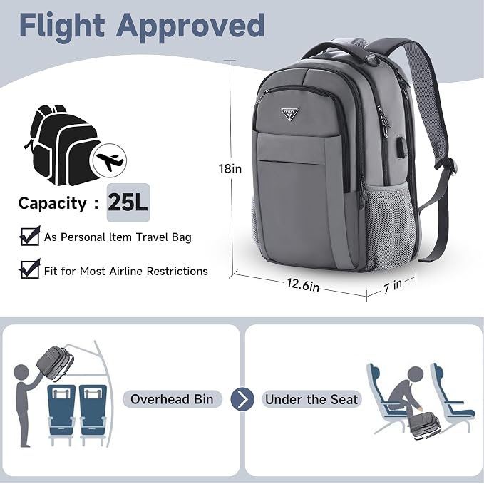 Multipocket TSA Travel Laptop Backpack - Image 3