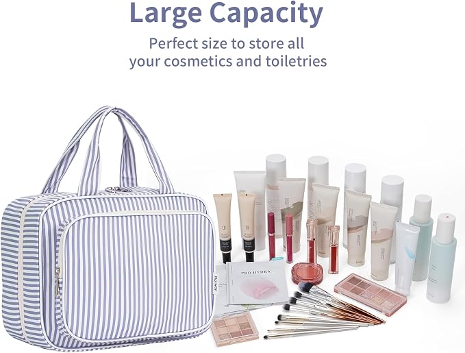 Narwey Striped Travel Toiletry Bag - Image 6