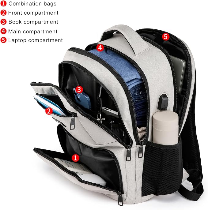 School Backpack for Teens Girls & Women, College Bookbag - Image 2