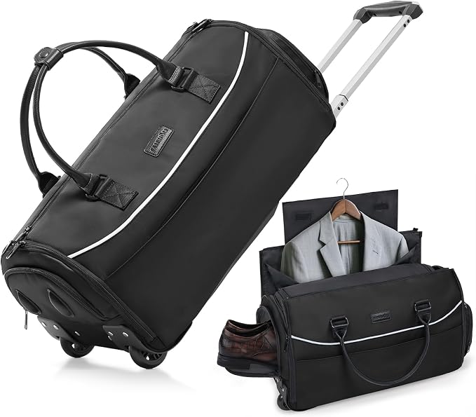 Fanwoli 3-in-1 Rolling Garment Bag by Fanwoli