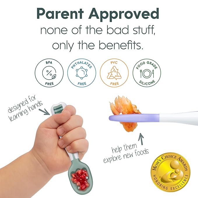 NumNum Baby Spoons Set, Baby Essentials Pre-Spoon GOOtensils - Image 6