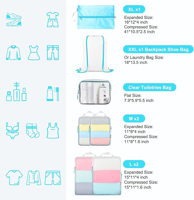 Lightweight Compression Packing Cubes - Image 7