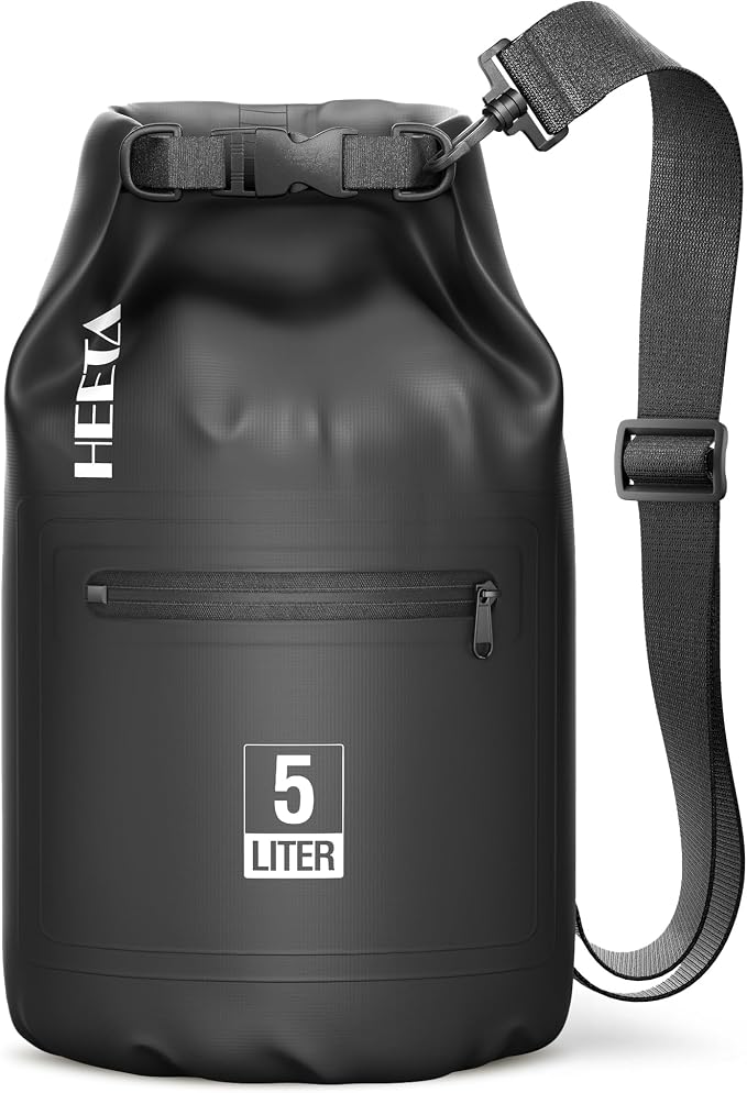 HEETA Waterproof Dry Bag with Front Zippered Pocket by HEETA