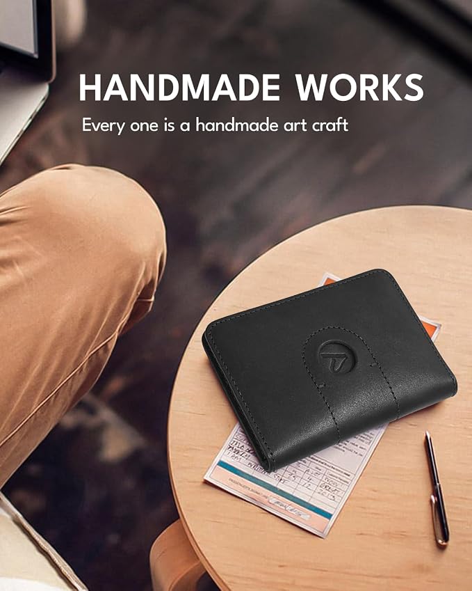 ALLIVE Passport Holder for Travel, Genuine Leather Passport Holder - Image 4